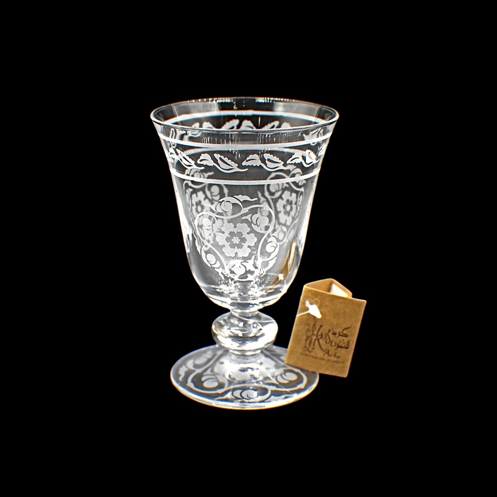 اكواب زجاج - Footed Glass 232 Gada Trns (6 Pieces)