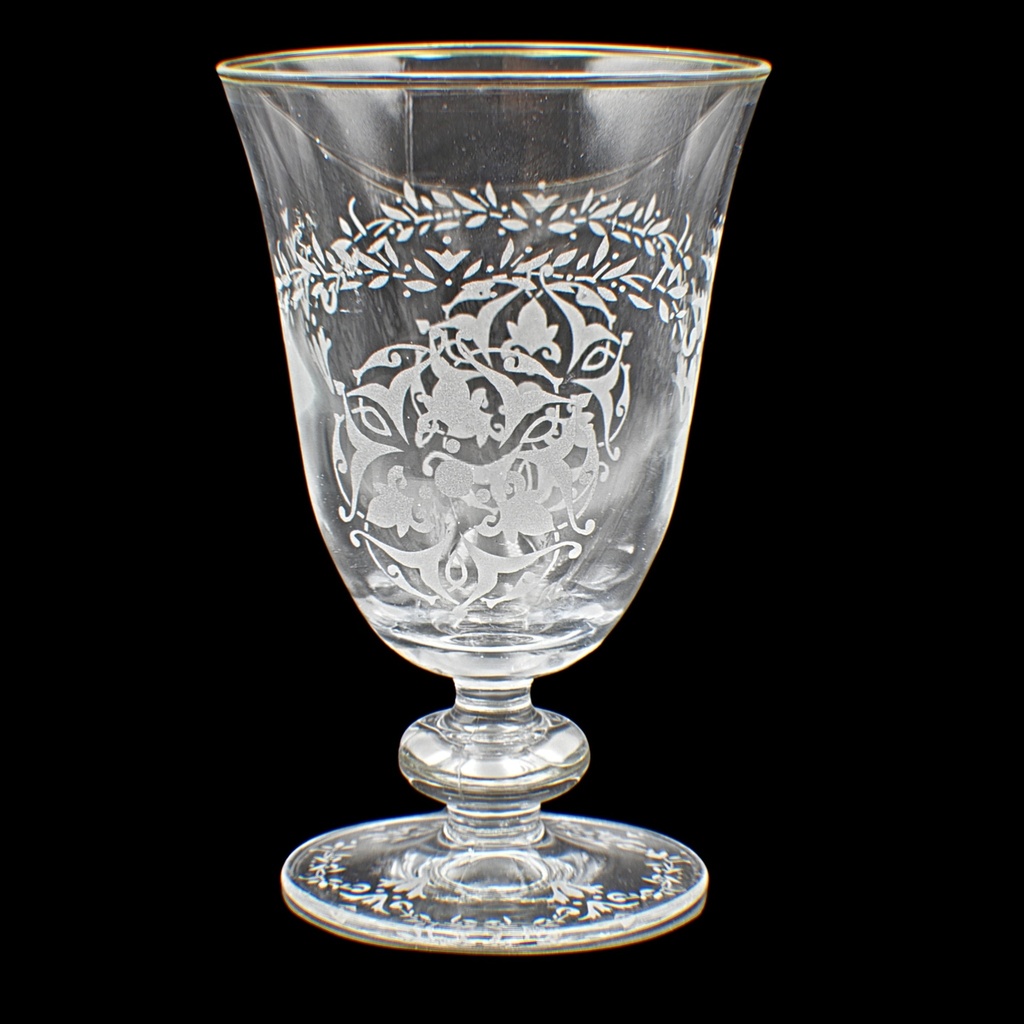  Footed Glass 232 Sbh Trns - اكواب زجاج