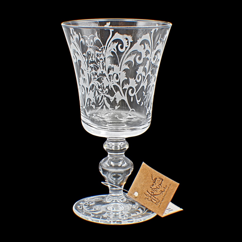  Footed Glass 234 Bbt Trns - اكواب زجاج (6 Pieces)