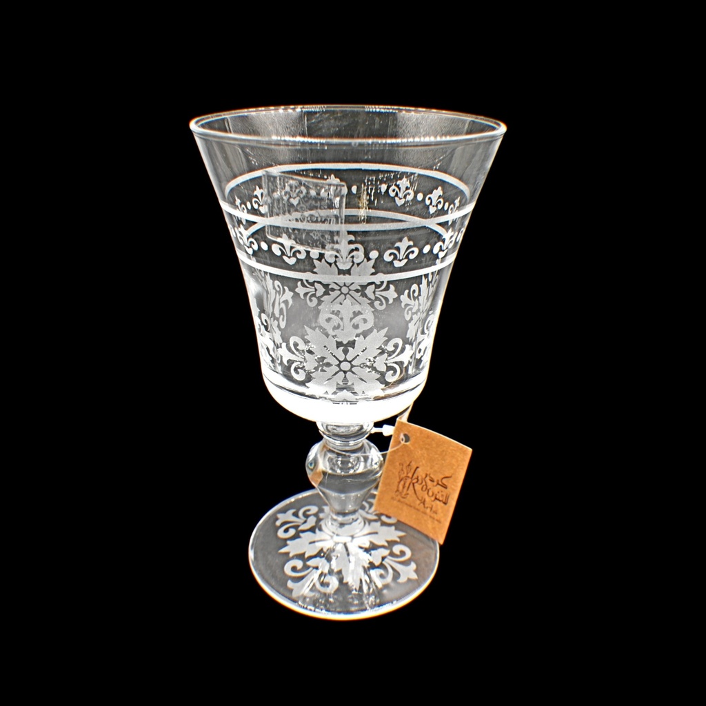  Footed Glass 234 Wew Trns - اكواب زجاج (6 Pieces)