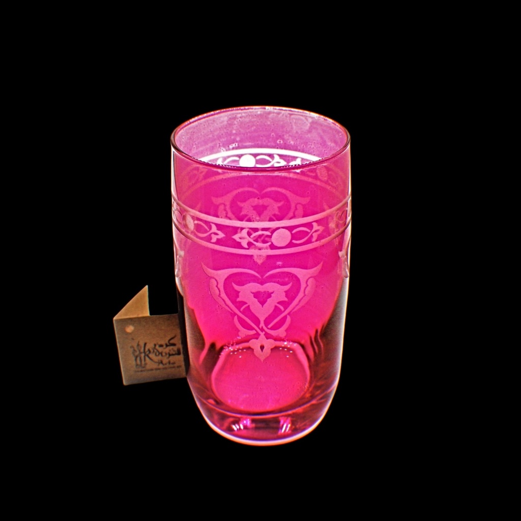 اكواب زجاج - Highball Glass 151 39 ClrL Red Trns (6 Pieces)