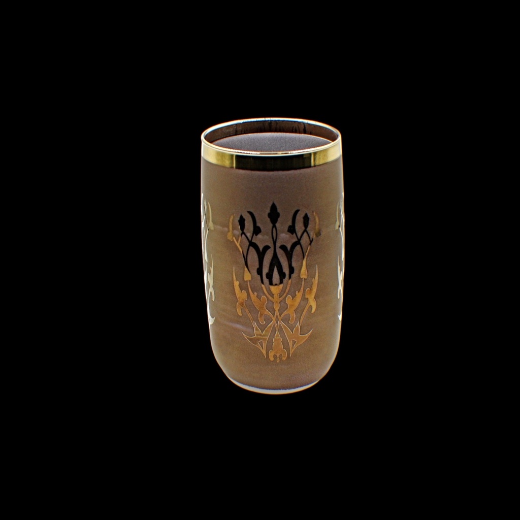اكواب زجاج - Highball Glass 151 Kng Pnt Brnz Gold 6mm (6 Pieces)