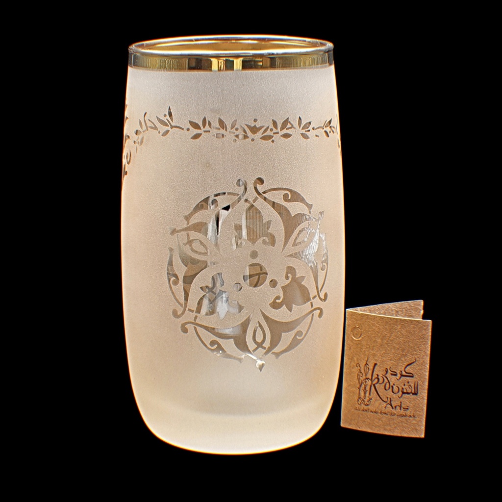 Highball Glass 151 Sbh Pnt Ylow Gold 6mm - اكواب زجاج (6 Pieces)