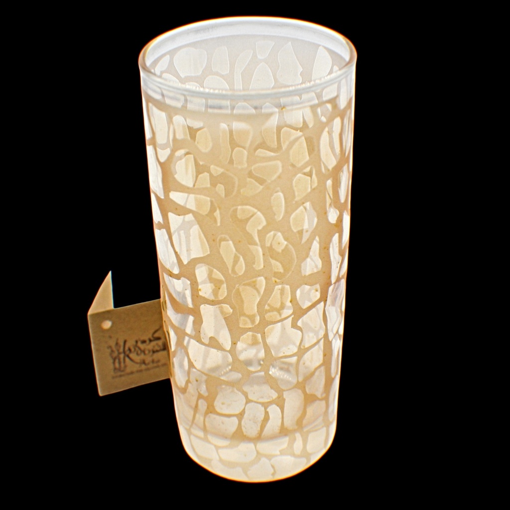 اكواب زجاج - Highball Glass 155 Girf Pnt Ylow 6mm (6 Pieces)