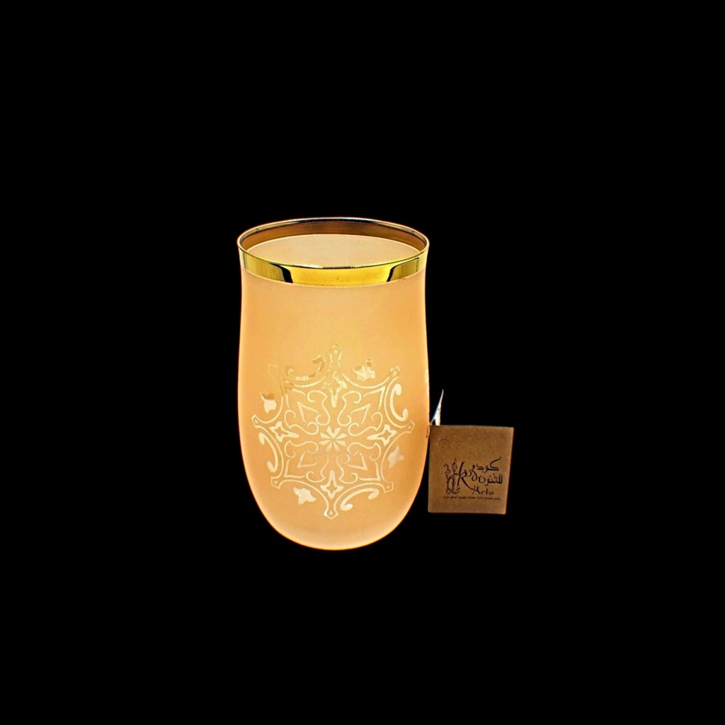 اكواب زجاج - Highball Glass 161 Malk Pnt Ylow Gold 6mm (6 Pieces)