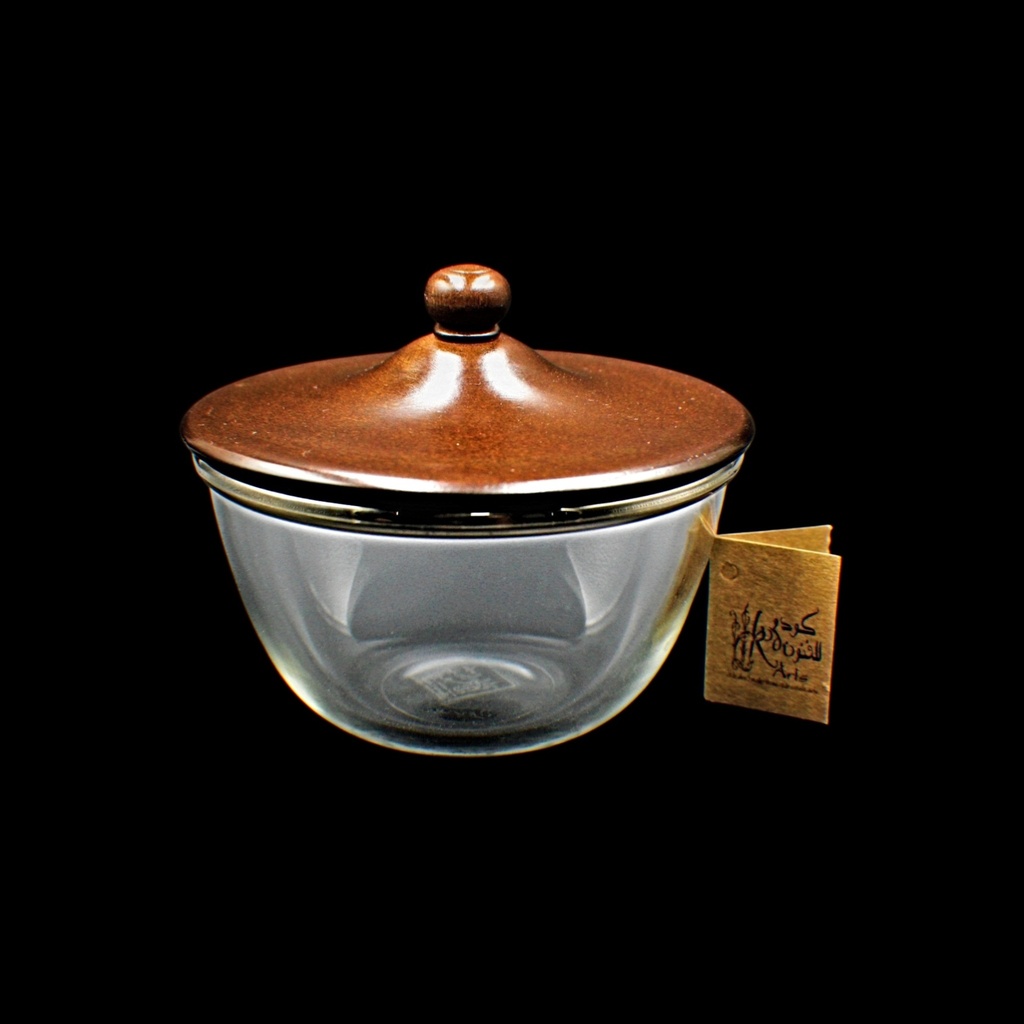 سكرية - Sugar Bowl 180 Plain Trns Slvr 6mm (1 Piece)