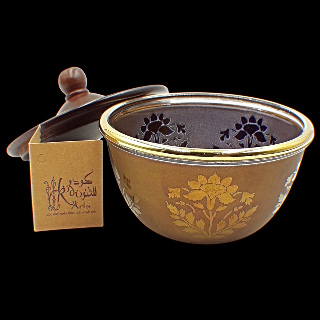 سكرية - Sugar Bowl 182 Abir Pnt Brnz Gold 6mm (1 Piece)