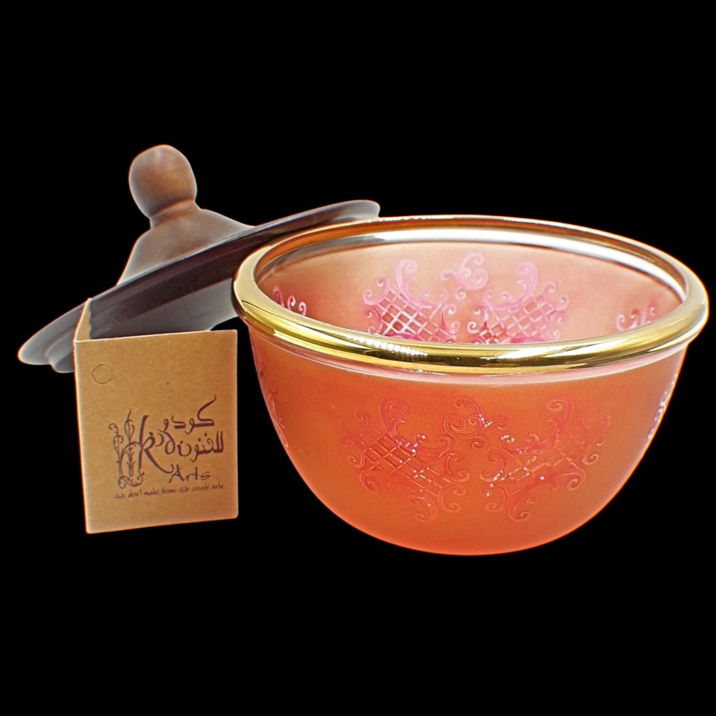  Sugar Bowl 182 Dona Pnt Red Gold 6mm - سكرية