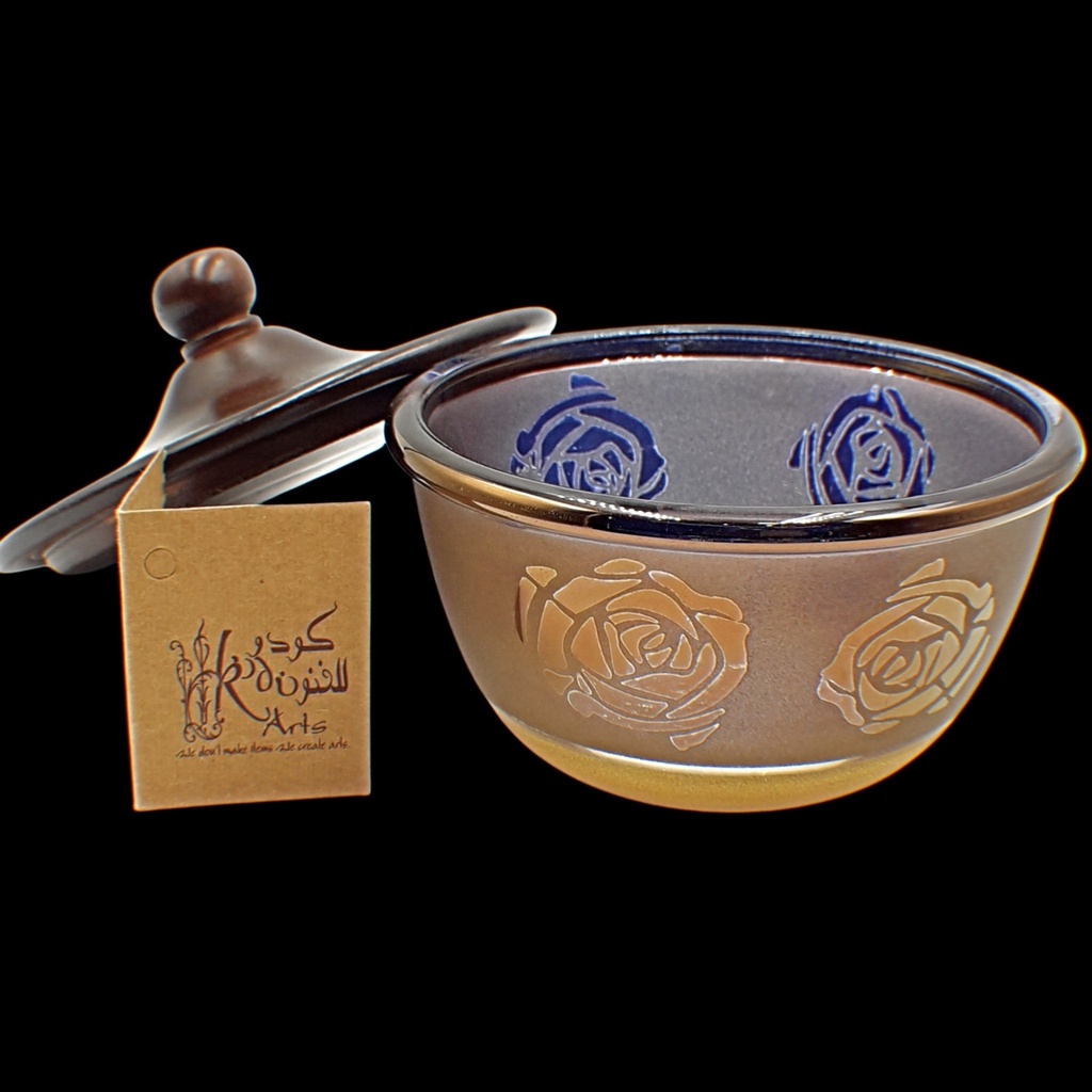سكرية - Sugar Bowl 182 Flwr Pnt Brnz Gold 6mm (1 Piece)