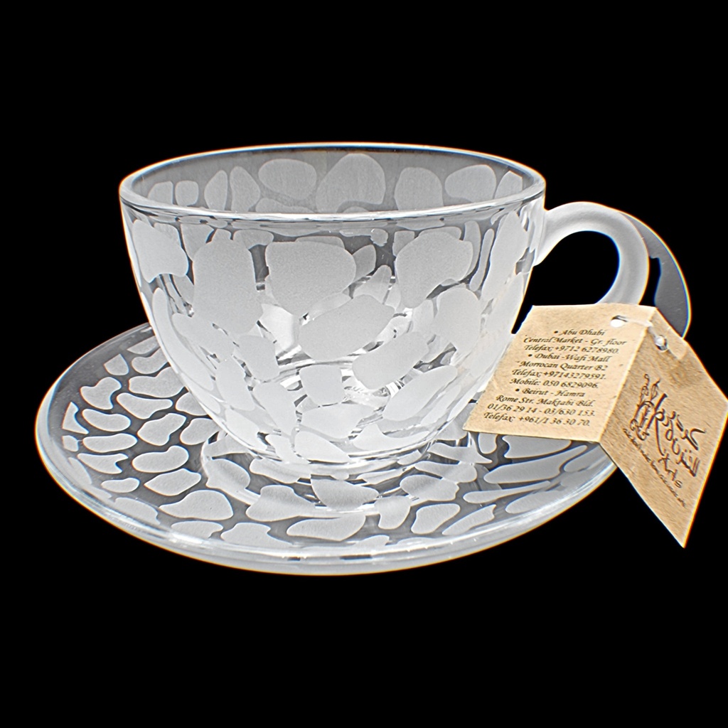  Tea Cup 107 Girf Trns - اكواب شاي (6 Pieces)