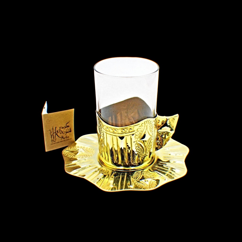 اكواب شاي - Tea Cup 114 Naj Gold (6 Pieces)