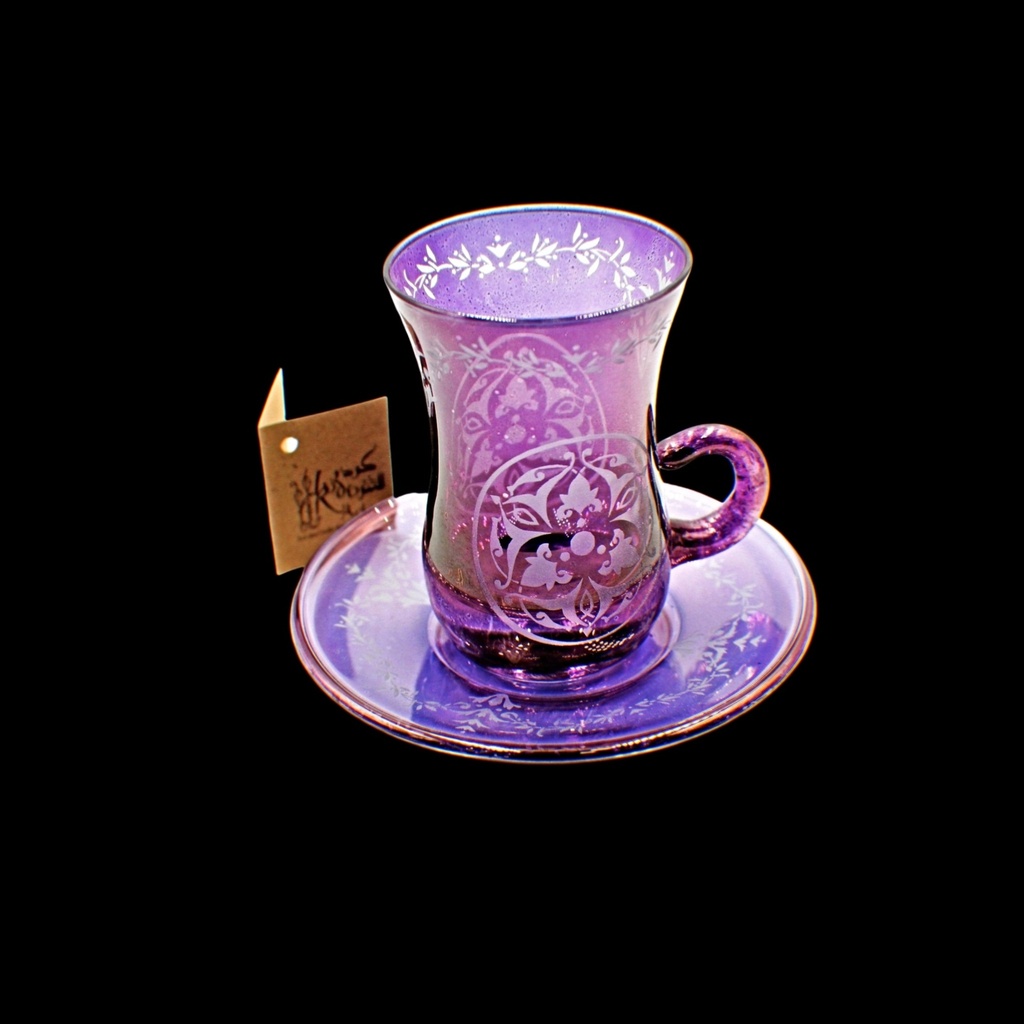 اكواب شاي - Tea Cup 117 Sbh Clrl Vlt Trns