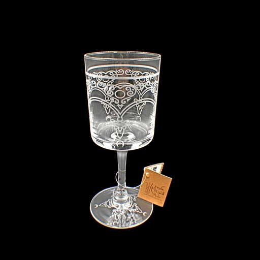 [1944123] اكواب زجاج - Footed Glass 230 Irn Trns (6 Pieces)