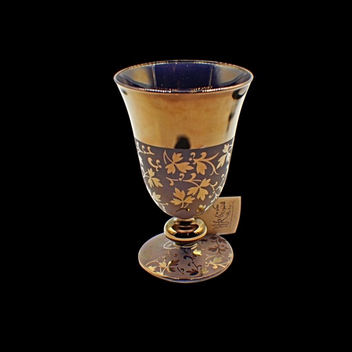 [2630063] اكواب زجاج - Footed Glass 232 Zens Pnt Brnz (6 Pieces)