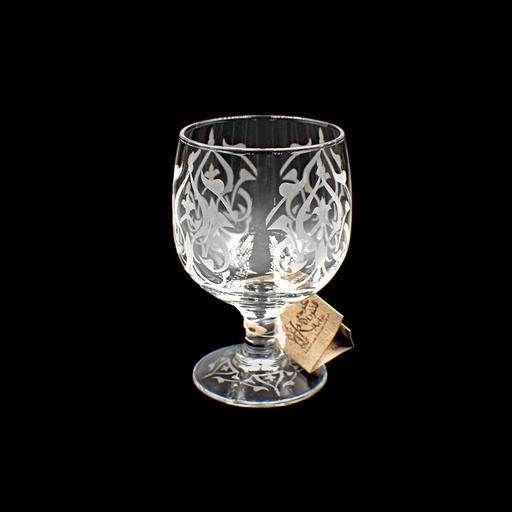 [26750108] اكواب زجاج - Footed Glass 233 17 Trns (6 Pieces)