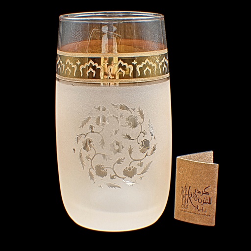 [8280825] اكواب زجاج - Highball Glass 151 Jmal Pnt Ylow Gold 6mm (6 Pieces)