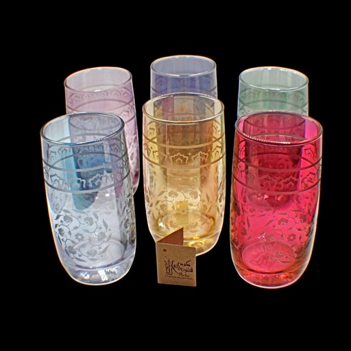 [45430753]  Highball Glass 151 Jmal Trcl Mix - اكواب زجاج (6 Pieces)