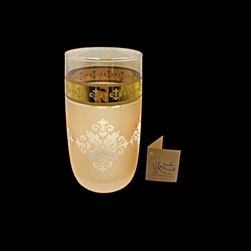 [1386470] اكواب زجاج - Highball Glass 151 Wew Pnt Ylow Gold 6mm (6 Pieces)