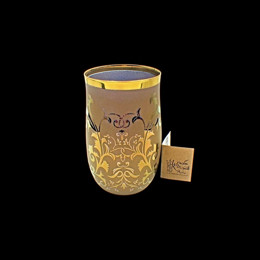 [1259792] اكواب زجاج - Highball Glass 161 Bbt Pnt Brnz Gold 6mm (6 Pieces)