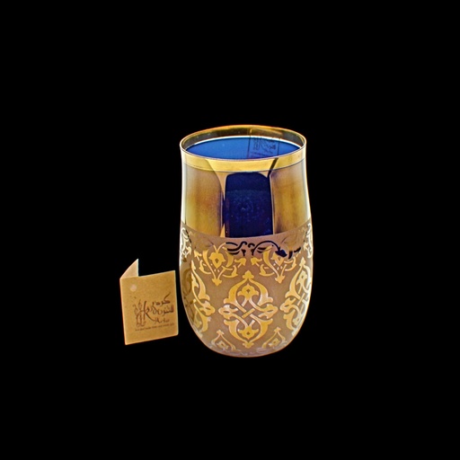 [1150280] اكواب زجاج - Highball Glass 161 Imn Pnt Brnz Gold 6mm (6 Pieces)