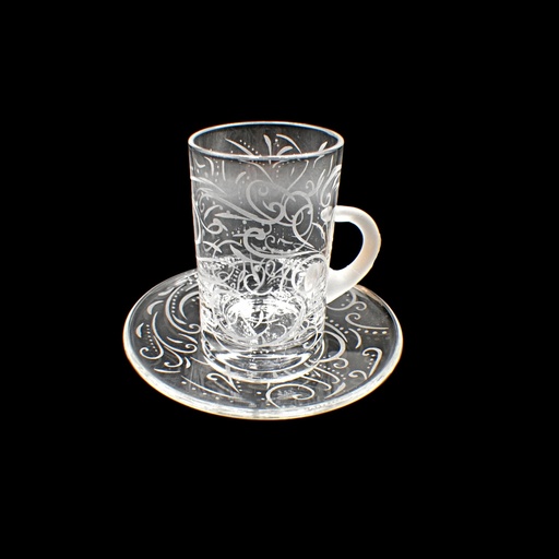 [91512266] اكواب شاي - Tea Cup 114 Hshm Trns (6 Pieces)