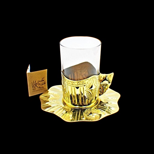 [6174621] اكواب شاي - Tea Cup 114 Naj Gold (6 Pieces)