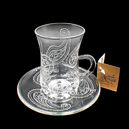 [10952328] اكواب شاي - Tea Cup 117 Kash Trns (6 Pieces)