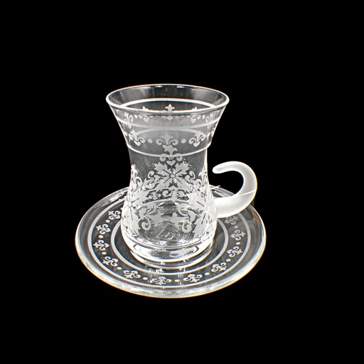 [92811338] اكواب شاي - Tea Cup 127 Wew Trns (6 Pieces)